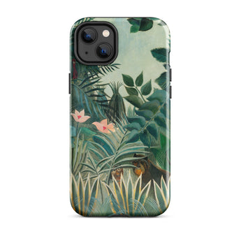 Equatorial Jungle - Henri Rousseau iPhone-Hülle, 14 Plus / Glänzend, Handyhüllen, Toby Leon