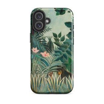 Equatorial Jungle - Henri Rousseau iPhone-Hülle, 16 Plus / Glänzend, Handyhüllen, Toby Leon