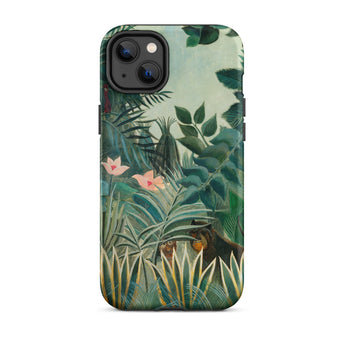Equatorial Jungle - Henri Rousseau iPhone-Hülle, 14 Plus / Matt, Handyhüllen, Toby Leon