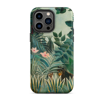 Equatorial Jungle - Henri Rousseau iPhone-Hülle, 14 Pro Max / Matt, Handyhüllen, Toby Leon