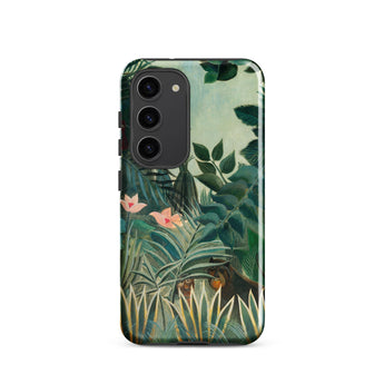 Equatorial Jungle - Henri Rousseau Phone Case, Samsung Galaxy S23 / Gloss, Mobile Cases, Toby Leon