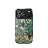 Equatorial Jungle - Henri Rousseau Phone Case Iphone 17 Pro / Gloss Vibrant Jungle-themed Phone Case Lush Green Foliage Delicate Henri
