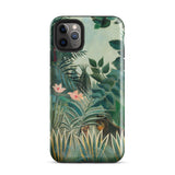 Equatorial Jungle - Henri Rousseau Phone Case Iphone 11 Pro Max / Gloss Lush Scene Vibrant Green Foliage Invented, Blade-sharp Yucca