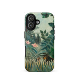 Equatorial Jungle - Henri Rousseau Phone Case Iphone 17 / Matte Lush Scene Vibrant Green Foliage Invented, Blade-sharp Yucca Leaves, Mobile