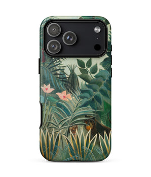 Iphone 17 Pro Max / Matte Equatorial Jungle - Henri Rousseau Phone Case Invented, Blade-sharp Yucca Leaves