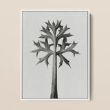 Eryngium Bourgatii (mediterranean Sea Holly) - Karl Blossfeldt Art Print / Canvas, 12x16’’ / 31x41cm / White Frame, Posters Prints & Visual
