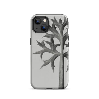 Eryngium Bourgatii (mediterranean Sea Holly) - Karl Blossfeldt Phone Case, Karl Blossfeldt, Blossfeldt’s Botanical Enigma, Mediterranean