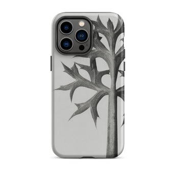 Eryngium Bourgatii (mediterranean Sea Holly) - Karl Blossfeldt Phone Case, Karl Blossfeldt, Blossfeldt’s Botanical Enigma, Mediterranean