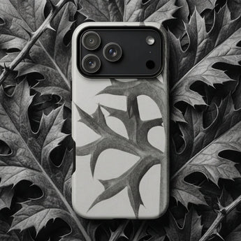 Eryngium Bourgatii (mediterranean Sea Holly) - Karl Blossfeldt Phone Case, Karl Blossfeldt, Blossfeldt’s Botanical Enigma, Mediterranean