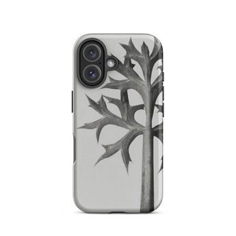 Eryngium Bourgatii (mediterranean Sea Holly) - Karl Blossfeldt Phone Case Iphone 16 / Matte Gray Phone Case Plant Design Karl Blossfeldt,