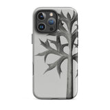 Eryngium Bourgatii (mediterranean Sea Holly) - Karl Blossfeldt Phone Case Iphone 16 Pro Max / Matte Gray Phone Case Thorny Plant Design
