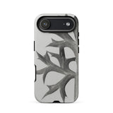 Eryngium Bourgatii (mediterranean Sea Holly) - Karl Blossfeldt Phone Case Iphone 17 Air / Matte Black Thorn Patterned Phone Case Silver