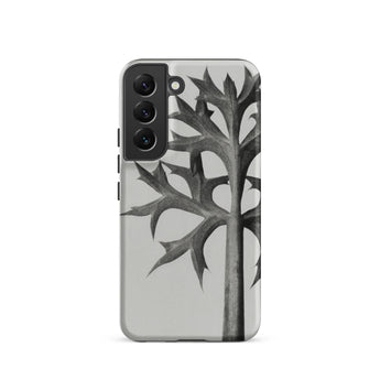 Eryngium Bourgatii (mediterranean Sea Holly) - Karl Blossfeldt Samsung Case, Galaxy S22 / Matte, Smartphone Case Black White Tree Design