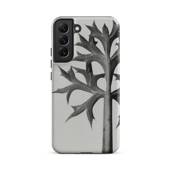 Eryngium Bourgatii (mediterranean Sea Holly) - Karl Blossfeldt Samsung Case, Galaxy S22 Plus / Matte, Gray Smartphone Case Black White