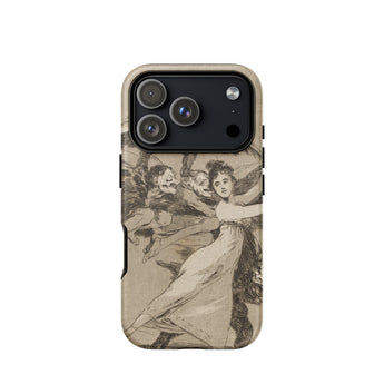 You will not Escape - Francisco De Goya Phone Case Iphone 17 Pro / Matte Iphone 13 Pro Max Case Vintage Figures Design Goya Case, Dark