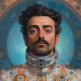 Eskandar - Gay Arabic Astronaut Art Print / Canvas, Posters Prints & Visual Artwork, Toby Leon