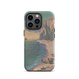 Étretat - Claude Monet Custodia per Iphone Spiaggia di Normandia, 13 Pro / Opaco, Custodie per Cellulari, Toby Leon