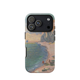 Custodia per iPhone Étretat - Claude Monet Normandy Beach, 17 Pro / Opaca, Custodie per cellulari, Toby Leon