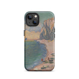 Étretat - Claude Monet Normandy Beach Phone Case Iphone 13 / Matte Painting Impressionist, Masterpiece, Pocket-sized Museum Mobile Cases