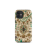 Etruscan Jewelry - Auguste Racinet Phone Case Iphone 12 Mini / Matte Jeweled Decorative, Miniature Treasure, Art Mobile Cases