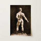 Eugen Sandow in Classical Ancient Greco-roman Pose - Napoleon Sarony Art Print / Canvas, 12x18’’ / 31x46cm / Unframed / no Border, Posters