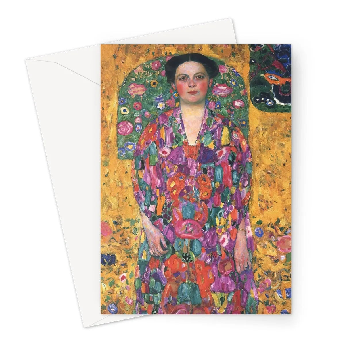 Eugenia Primavesi By Gustav Klimt Greeting Card - A5 Portrait / 1 Card - Greeting & Note Cards - Aesthetic Art