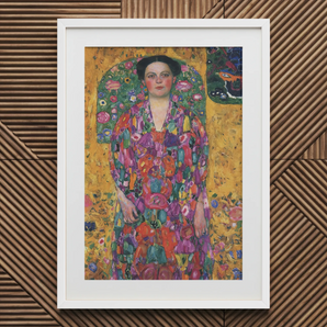 Eugenia Primavesi - Gustav Klimt symbolistischer Kunstdruck / Leinwand, 20x30’’ / 51x76cm / Weißer Rahmen / Passepartout, Poster Drucke & visuelle Kunstwerke,