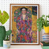 Eugenia Primavesi - Gustav Klimt Symbolist Art Print / Canvas Framed Klimt’s Portrait Painting Vibrant, Prints