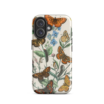 European Butterflies & Moths 2 - Funda para Iphone de William Forsell Kirby, 16 / Mate, Fundas para teléfonos móviles, Toby Leon