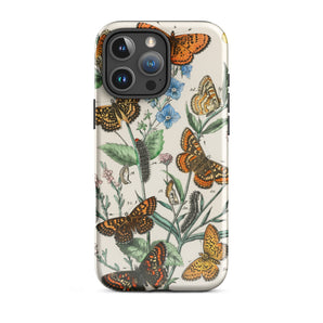 European Butterflies & Moths 2 - William Forsell Kirby Iphone Case, 16 Pro Max / Matte, Butterfly-patterned Phone Case