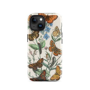 European Butterflies & Moths 2 - William Forsell Kirby Phone Case Iphone 15 / Matte Butterfly-patterned Phone Case William Forsell Kirby,