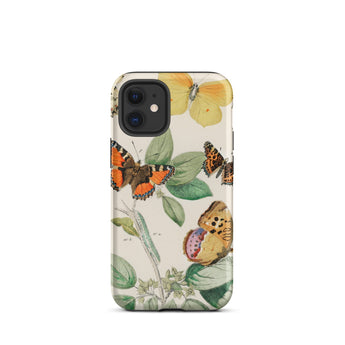 Europese vlinders & motten 3 - William Forsell Kirby iPhone-hoesje, 12 Mini / Mat, Telefoonhoesjes, Toby Leon