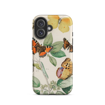 Europese vlinders & motten 3 - William Forsell Kirby iPhone-hoesje, 16 / Mat, Telefoonhoesjes, Toby Leon