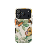 European Butterflies & Moths 3 - William Forsell Kirby Phone Case Iphone 17 Pro / Matte Iphone 12 Pro Max Case Butterfly Design Black