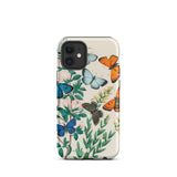 Europese vlinders & motten - William Forsell Kirby iPhone-hoesje, 12 Mini / Mat, Telefoonhoesjes, Toby Leon