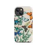 Europese vlinders & motten - William Forsell Kirby iPhone-hoesje, 13 / Mat, Telefoonhoesjes, Toby Leon