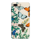 Europese vlinders & motten - William Forsell Kirby iPhone-hoesje, 8 Plus / Mat, Telefoonhoesjes, Toby Leon
