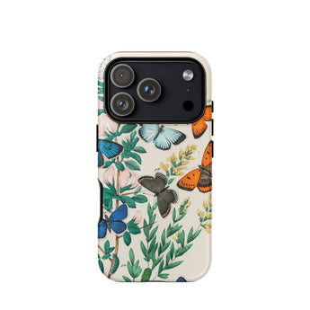 European Butterflies & Moths - William Forsell Kirby Phone Case Iphone 17 Pro / Matte Iphone 12 Pro Max Case Butterfly Leaf Design William