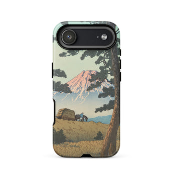 Evening at Tago Bay - Hasui Kawase Phone Case Iphone 17 Air / Matte Iphone 12 Case Japanese Mountain Landscape Design Mount Fuji Rises,