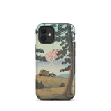 Evening at Tago Bay - Hasui Kawase Phone Case Iphone 12 Mini / Matte Smartphone Case Landscape Design Mount Fuji Rises, Hasui Kawase,
