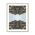 Every Deity - South Indian Temple Op Art Print, Mirrored Architectural Ornate Hindu Temple Intricate Carvings Sculptures