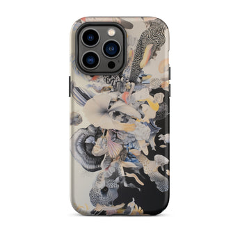 Evolution - Surreal Botanical Art Phone Case Iphone 14 Pro Max / Matte Abstract Patterned Phone Case Surreal Botanical Art, Darwin Dreamed,