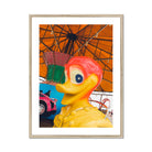 Eye Spy Giclée Print, Framed Carnival Duck Ride