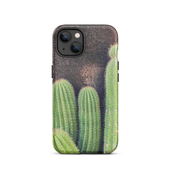 Family Affair - Modern Cactus Iphone Case 13 / Matte Cactus-themed Phone Case Striking Iphone Case, Modern Cactus Photography, Photography