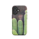 Family Affair - Modern Cactus Iphone Case 16 / Matte Cactus-themed Phone Case Striking Iphone Case, Modern Cactus Photography, Photography