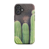 Family Affair - Modern Cactus Iphone Case 16 Plus / Matte Cactus-themed Phone Case Striking Iphone Case, Modern Cactus Photography,