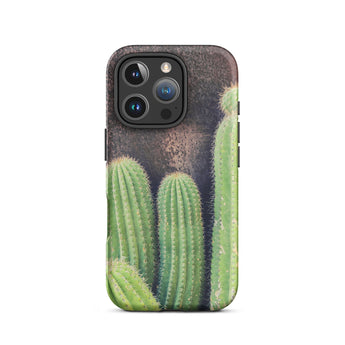 Family Affair - Modern Cactus Iphone Case 16 Pro / Matte Cactus-themed Phone Case Striking Iphone Case, Modern Cactus Photography,