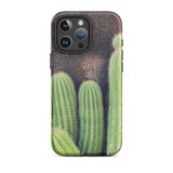 Family Affair - Modern Cactus Iphone Case 16 Pro Max / Matte Cactus-themed Phone Case Striking Iphone Case, Modern Cactus Photography,