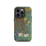 Bauerngarten mit Sonnenblumen - Gustav Klimt iPhone-Hülle, 14 Pro / Matt, Handyhüllen, Toby Leon
