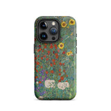 Bauerngarten mit Sonnenblumen - Gustav Klimt iPhone-Hülle, 15 Pro / Matt, Handyhüllen, Toby Leon